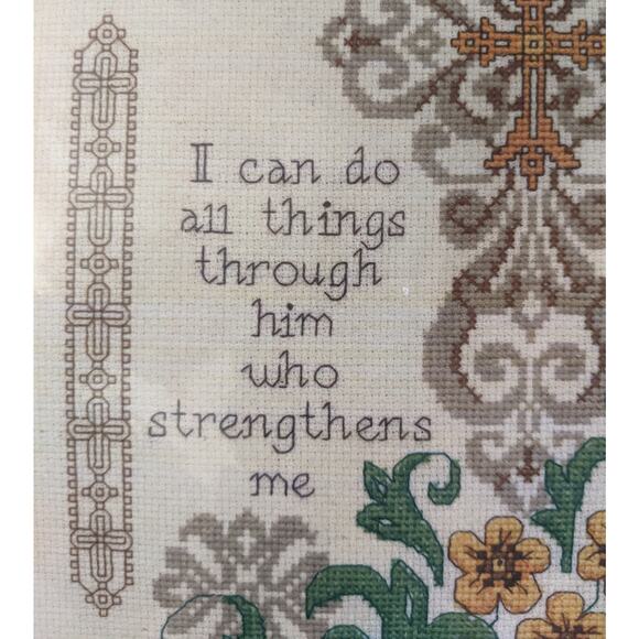 NEW Imaginating Cross Stitch Kit Strengthen Me Arthurs - Picture 4 of 4